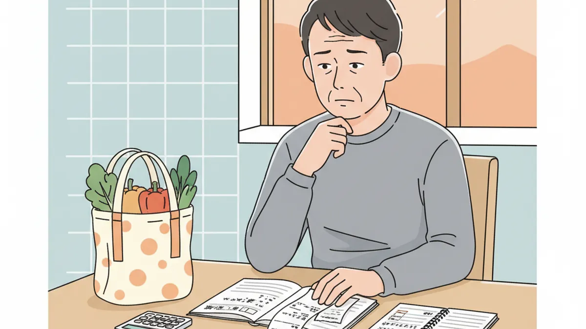 家計簿と物価を考える40代男性