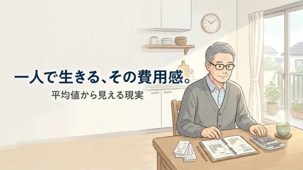 【平均いくら？】65歳以上単身世帯の生活費。一人で生きる、その費用感。