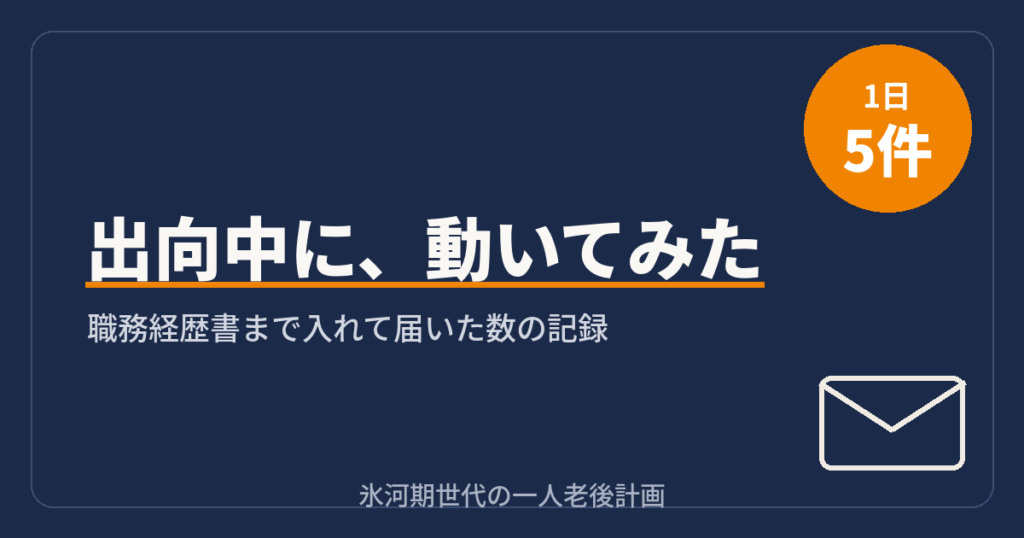 リクナビNEXTのオファーは40代で1日5件。辞めずに登録した実測